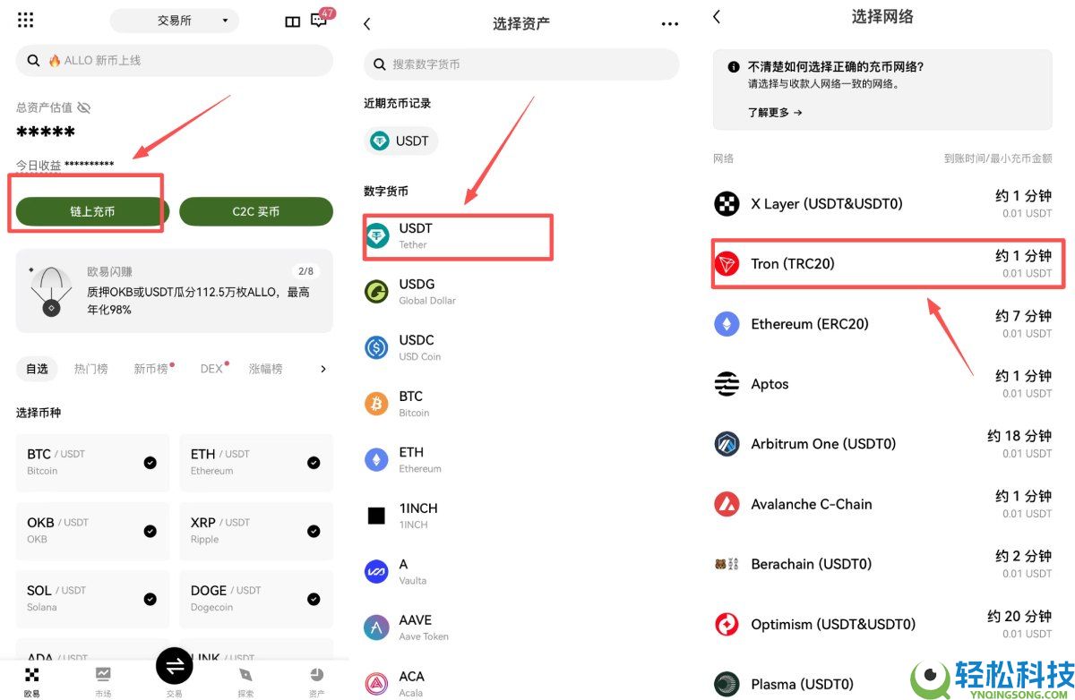 2025欧易OKX入金教学:有哪几种入金方式?欧易购买USDT币的详细教学