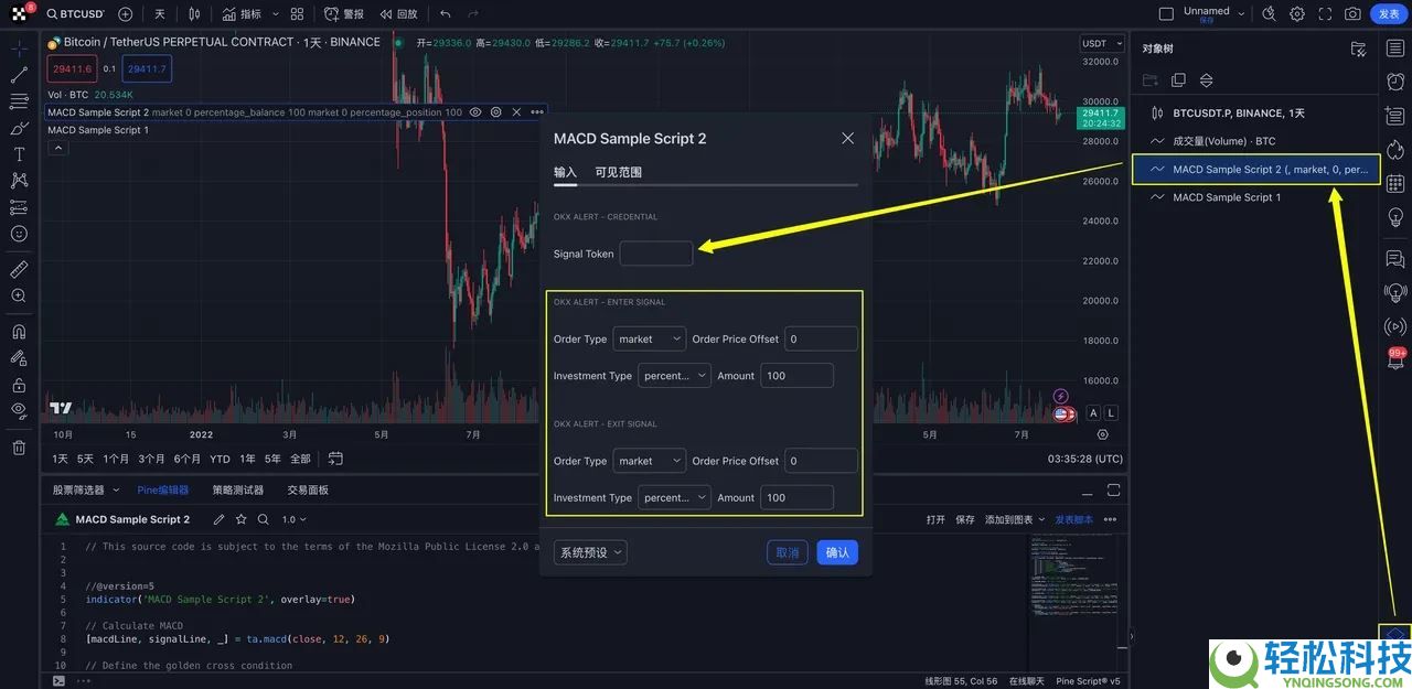 TradingView用户如何使用TradingView警报创建您的信号策略?