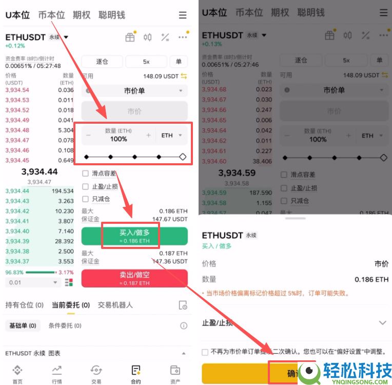 如何在币安做多/做空以太坊ETH?以太币合约怎么做?