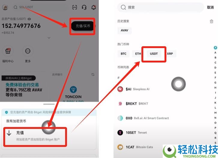 Bitget如何充值人民币?如何充值USDT到Bitget交易所?