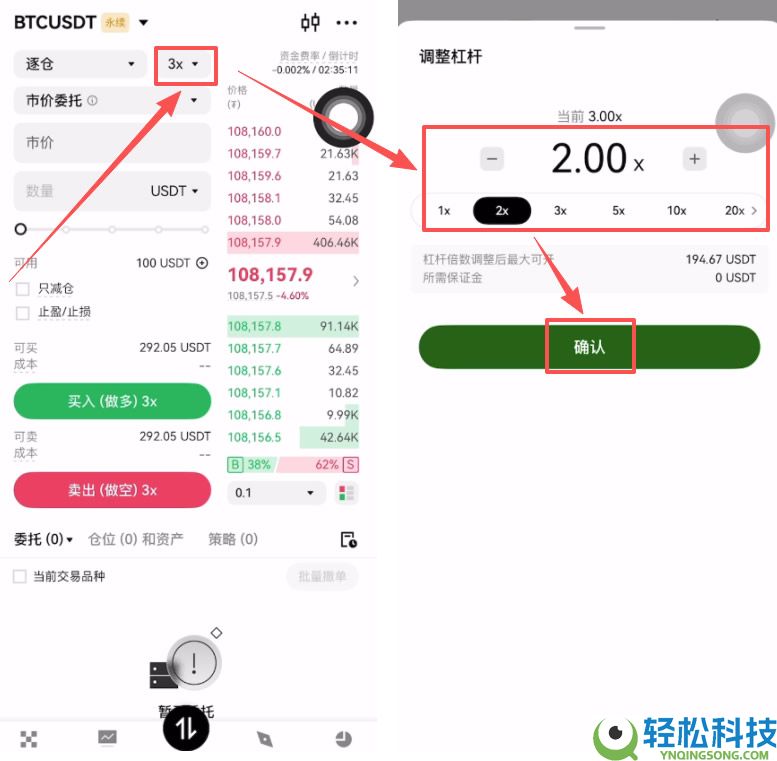 OKX合约交易怎么玩?欧易交易所开多和开空比特币操作教程