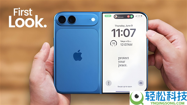 史上最大改款iPhone,iPhone Fold来了：外观系统周全大改