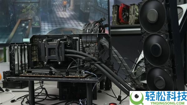 RTX 3080装上360mm效劳器水冷：显存温度骤降54℃,机能提拔9%