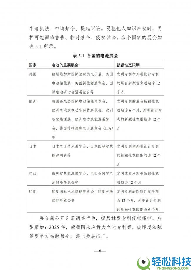 储能电池工业出海知识产权风险预警信息简报（二）：全链条风控系统构建成破局关头