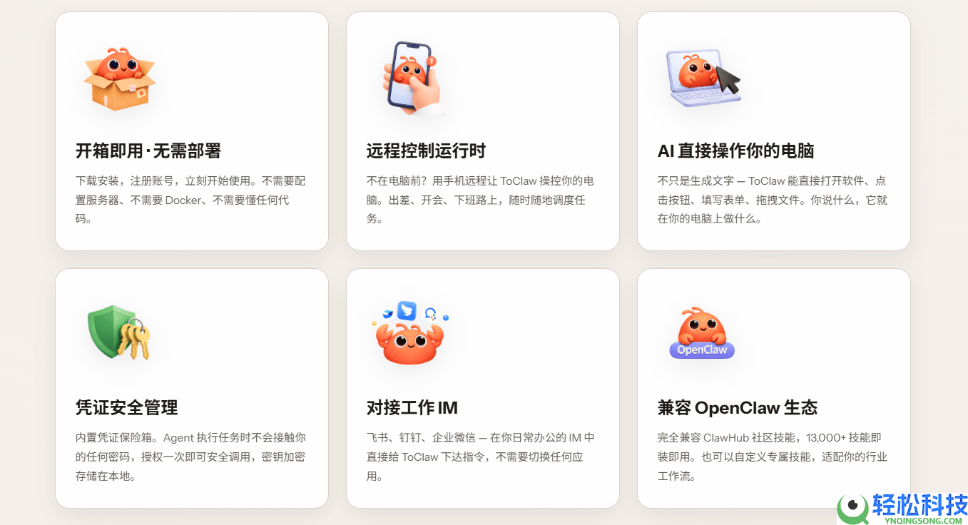无需代码、无需配置:ToClaw 处理通俗用户布置 AI Agent 的两大中心痛点