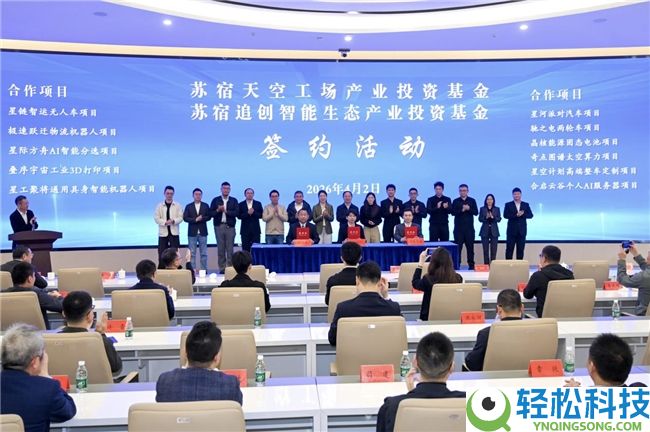 苏宿园区引入50亿工业基金,AI视觉标杆项目同步落地,修建硬科技工业新底座