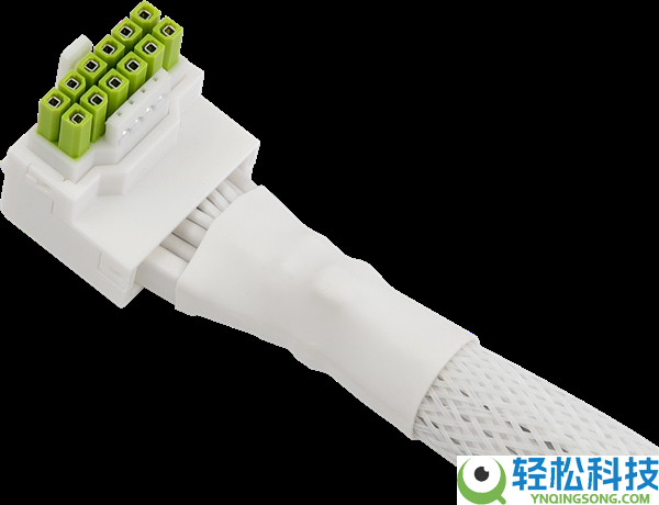 华擎推新款L型供电线 自带NTC温控传感器:绿白配辨识度拉满