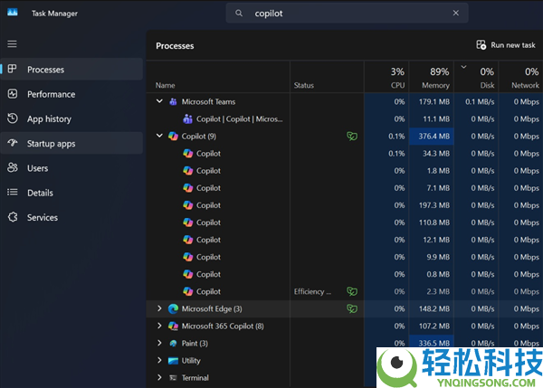 Win11的AI应用Copilot晋级：自带edge阅读器 内存占用暴增10倍