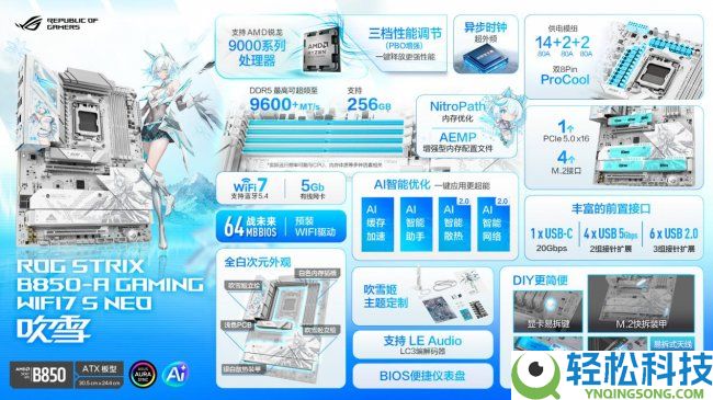 2026年性价比装机 华硕AMD 800系列主板+9850X3D