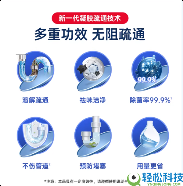 超强消融力 水卫士管道疏浚剂23元3瓶官方大促