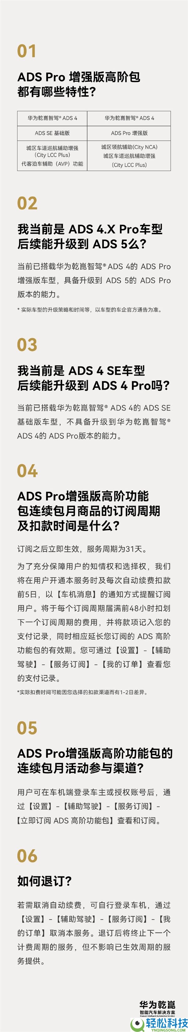 华为乾崑智驾ADS Pro加强版高阶功能包限时优惠：最高省6000元