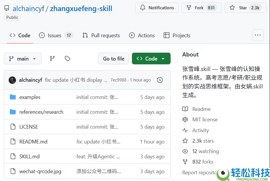 张雪峰.skill项目引热议：思想“蒸馏”是创新仍是花费逝者？