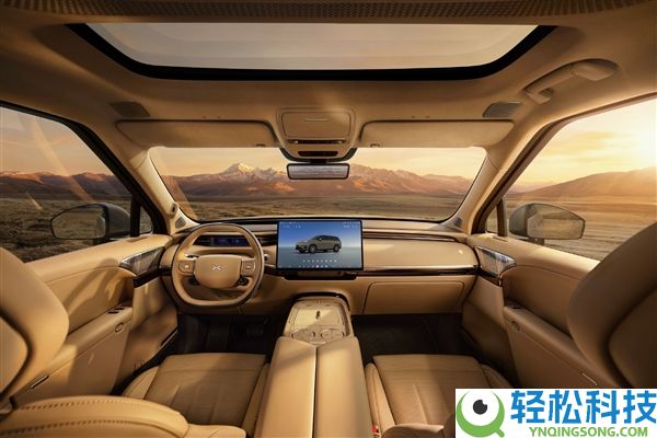 大湾区版“路虎揽胜”,小鹏旗舰GX内饰官图发布：飞航头号舱体验