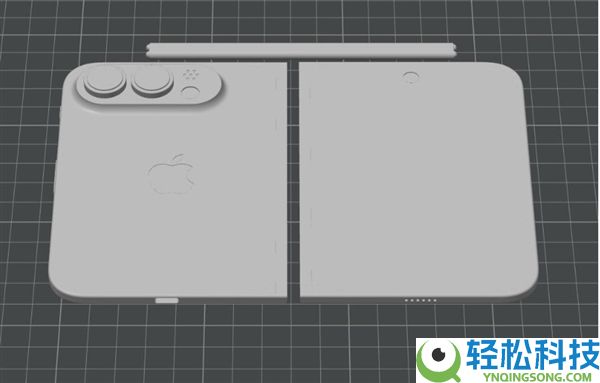 苹果首款折叠屏外观实锤,iPhone Fold终究版设计揭晓：再无悬念