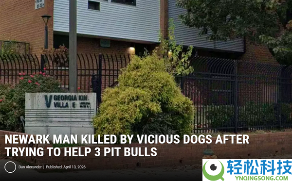 美国3只比特犬陌头彼此斗殴 好意男人上前停止惨被咬死