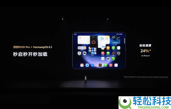 华为Pura X Max全系搭载麒麟9030Pro,整机机能提拔30%:支撑实韶光追
