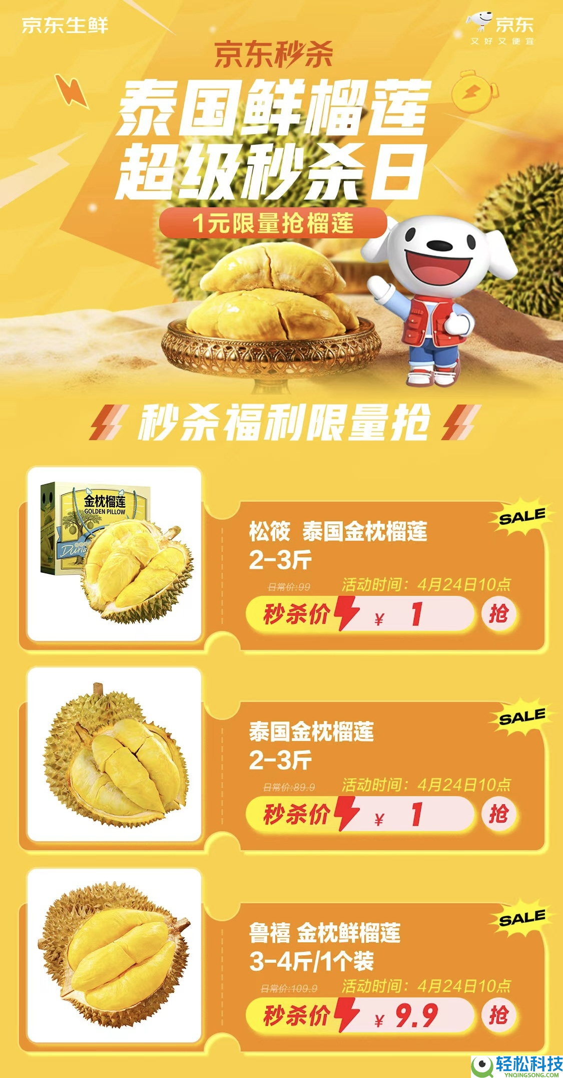 不但是量大管饱:从皇室同款到保5房,京东生鲜经过海外直采给花费者“榴莲自在”