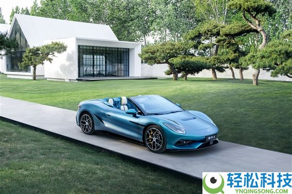 三机电超1000马力、零百2秒内,腾势Z软顶敞篷超跑官图发布