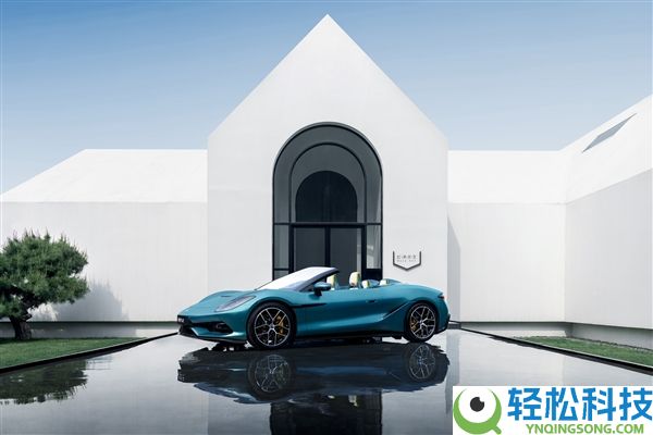 三机电超1000马力、零百2秒内,腾势Z软顶敞篷超跑官图发布