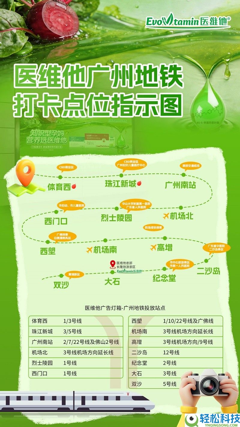 医维他强势登陆广州地铁,以精准养分守护孕妈,献礼母亲节与劳动节双节