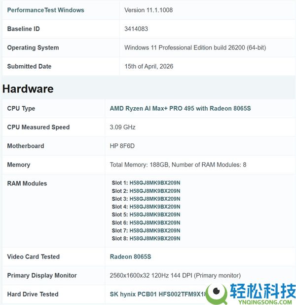 AMD新一代旗舰APU大暴光,16个Zen 5中心+192GB内存、首搭8065S集成显卡