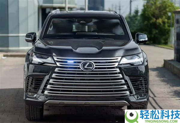 黑武士再晋级,雷克萨斯LX700防弹版官图发布:能防两颗手榴弹