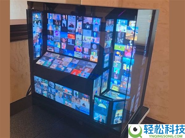 机箱塞进9块屏播15000张GIF,玩家耗时200小时:自制动态心情主机