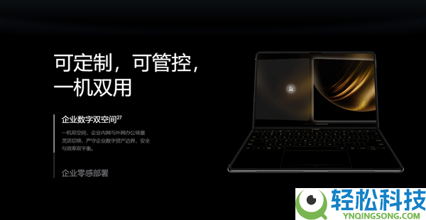 全球首款鸿蒙折叠电脑,华为MateBook Fold企业版表态:芯片、系统自立可控