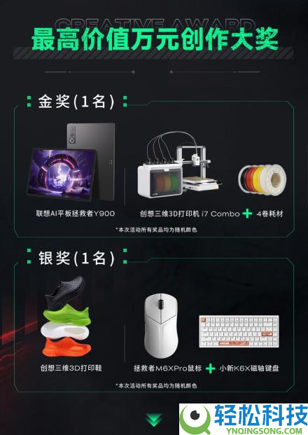创想三维×联想:平板3D创意周边设计大赛第二期来袭
