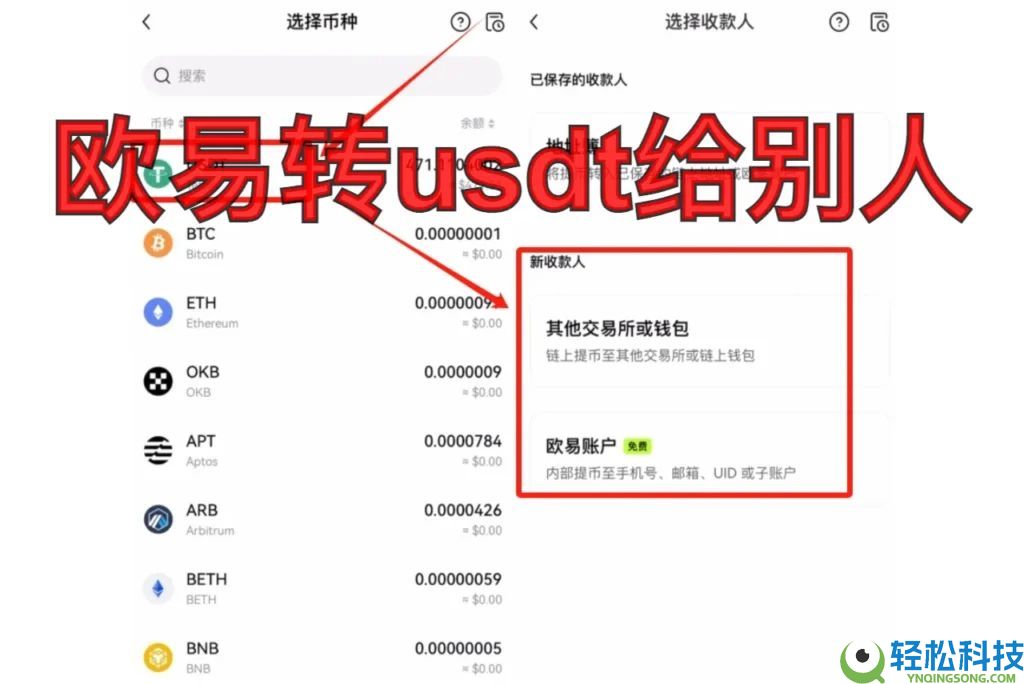 欧易OKX转账教程：一张清单教你完成提币全流程