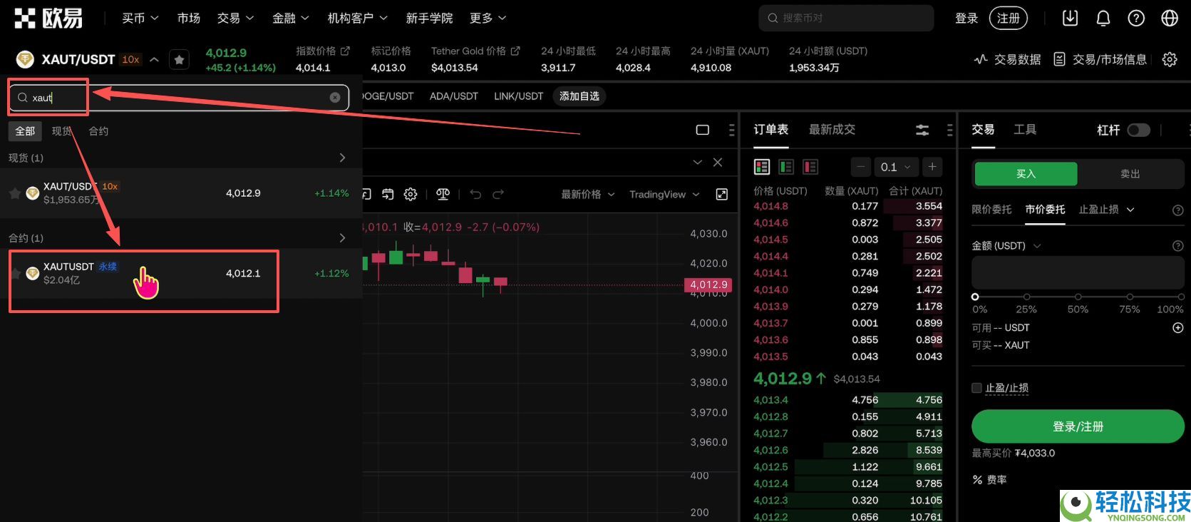欧易OKX购买黄金RWA代币完整操作指南