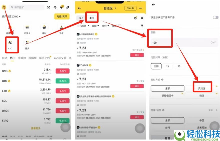 币安交易所C2C入门教学：一步步教你安全买币与卖币