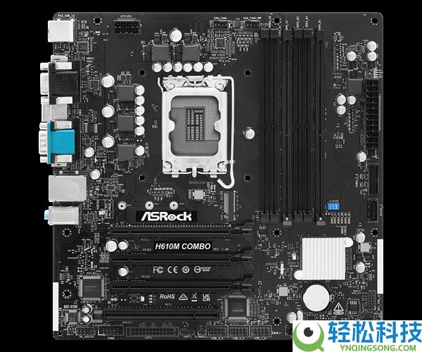 华擎发布缝合怪H610小主板：一条DDR4、两条DDR5
