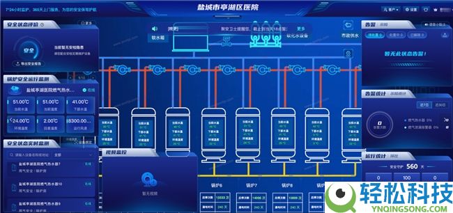 “AI 守夜人” 让锅炉运转更保险,新智聚安助力盐城亭湖区人民病院筑起保险智能新屏障
