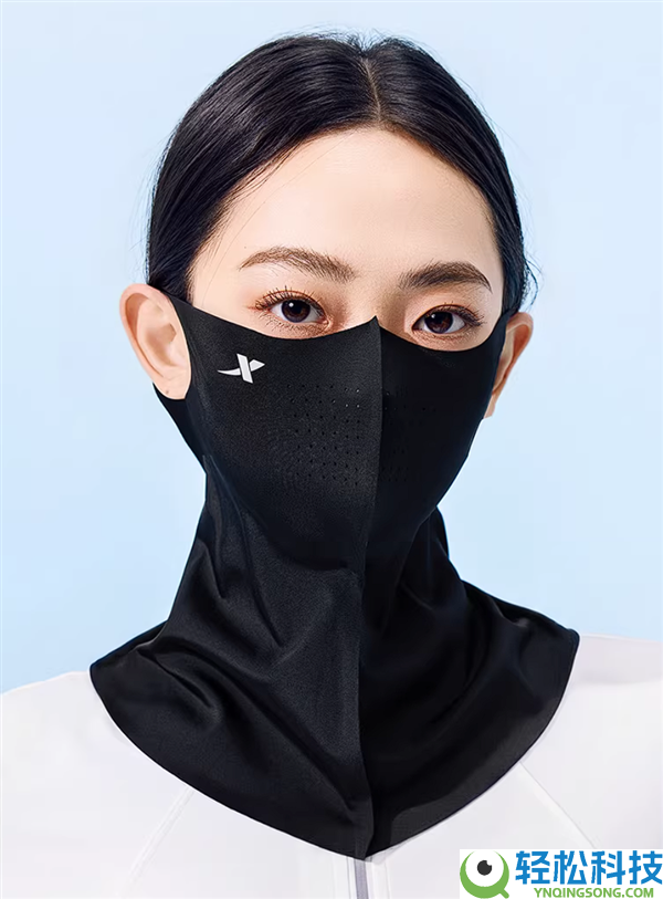 护颈一体更周全,特步防晒脸基尼面罩9.9元大促