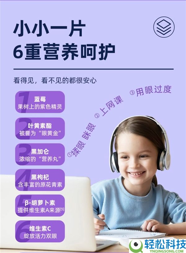6重养分,黄金同伴蓝莓叶黄素酯片60片限时到手14.9元