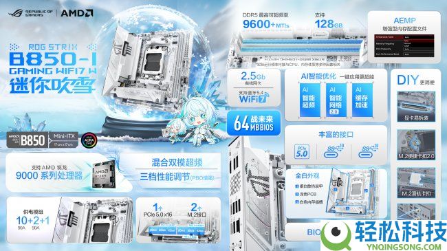 ROG高兴屋的中心拼图 三款华硕B850吹雪主板推荐