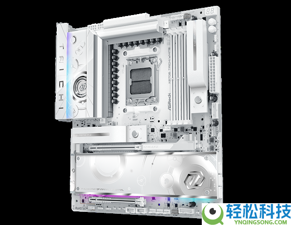 初次纯白,华擎发布白色版X870E太极旗舰主板 直奔4500元