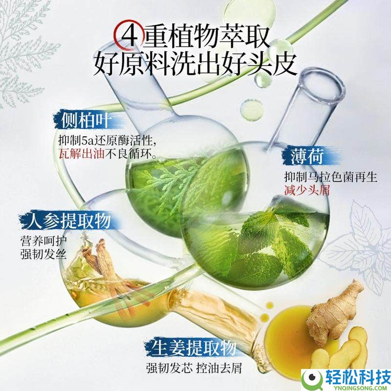 防脱发控油,霸王侧柏叶洗发水500ml29元包邮