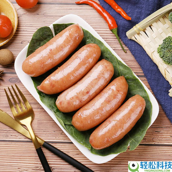85%肉含量：林饱饱火山石烤肠40根23.5元新低价