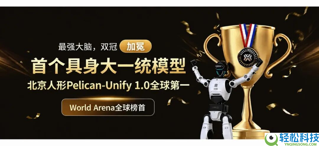 「最壮大脑」,双冠加冕,北京人形 PelicanUnify 1.0 登顶世界第一