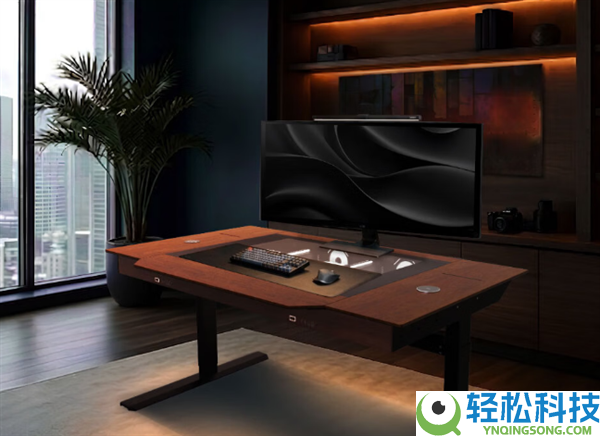 联力DK-07 WOOD升降电脑桌首发价8999元：支撑双E-ATX系统