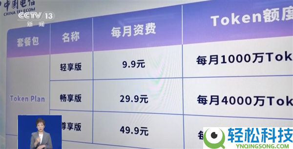三大运营商推出的Token套餐究竟有什么用 央视解读